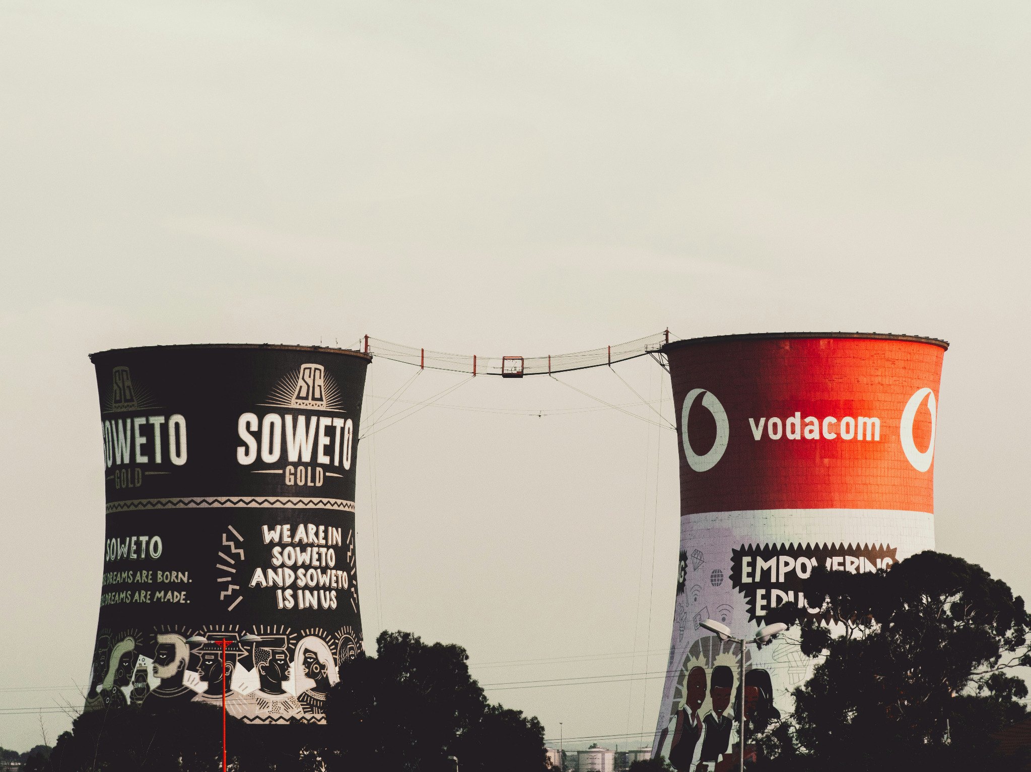 Soweto towers in Johannesburg