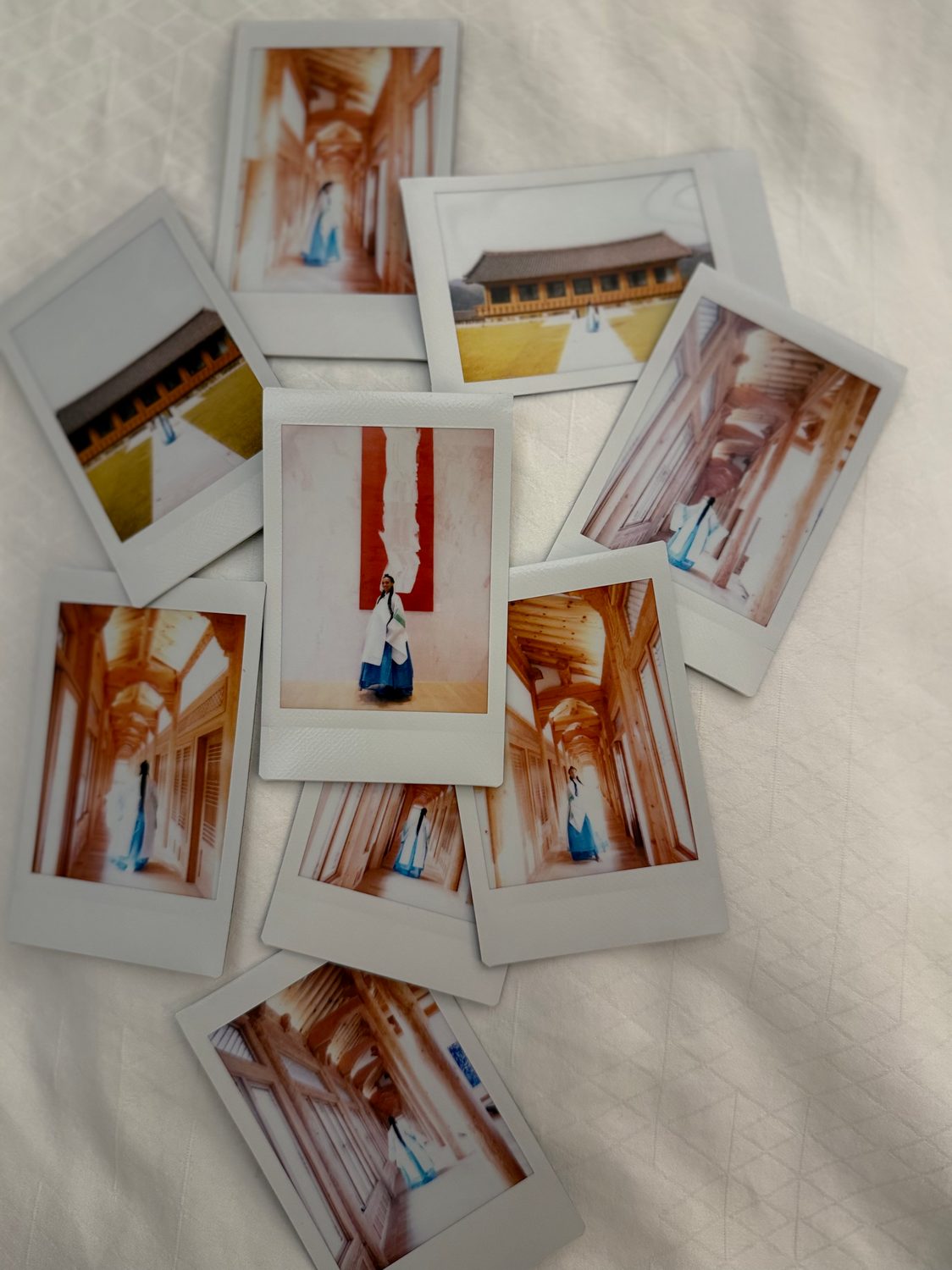 Instant photographs from the estate