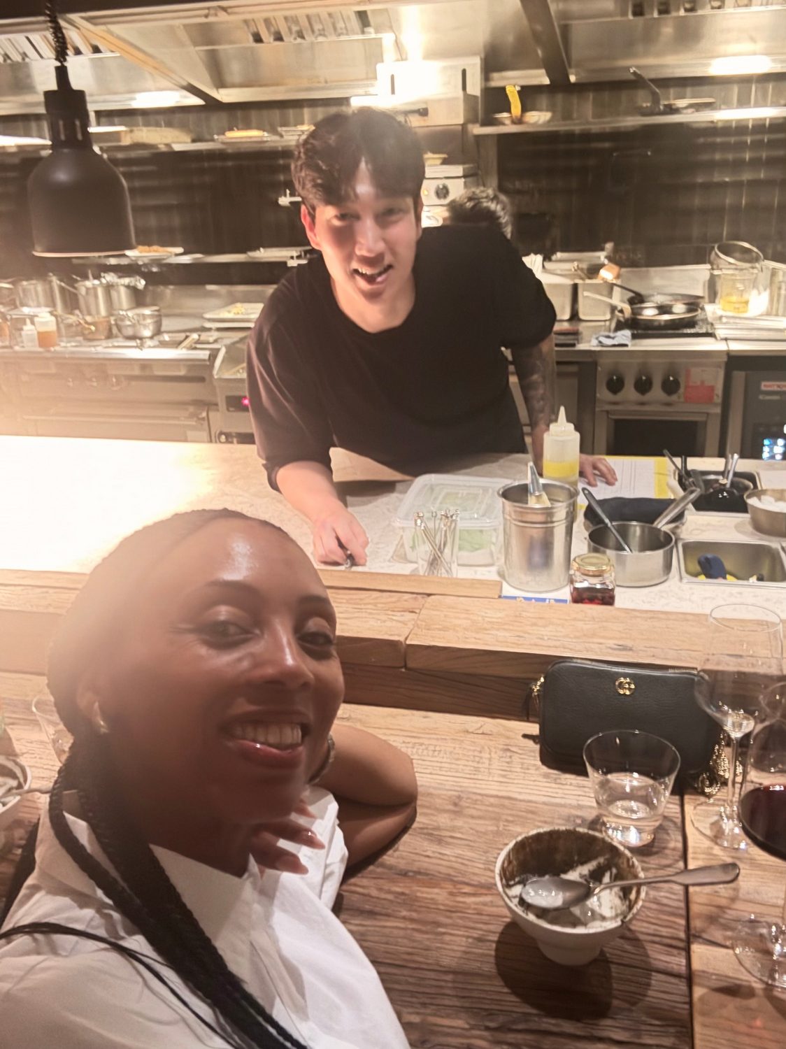 With Chef Jin-Yong Park after the meal